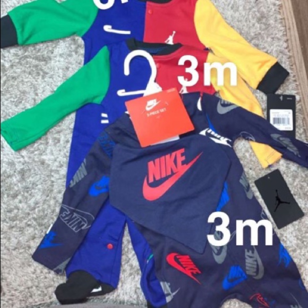 Boys Jordan one piece Sleeping